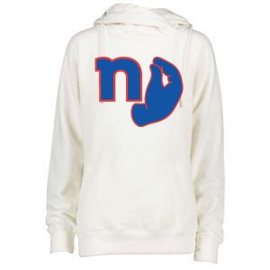 New York Football Womens Funnel Neck Pullover Hood