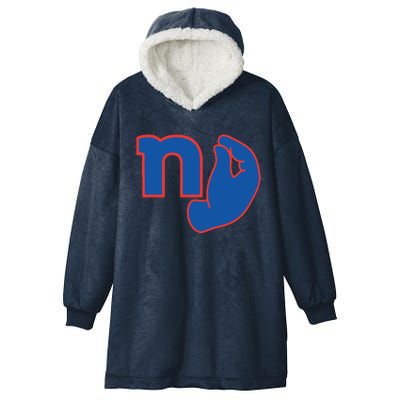 New York Football Hooded Wearable Blanket