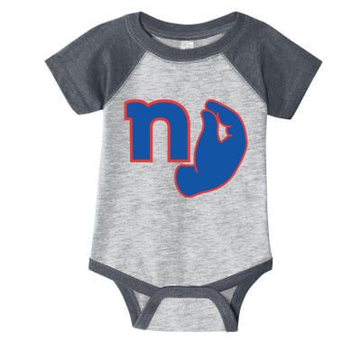 New York Football Infant Baby Jersey Bodysuit