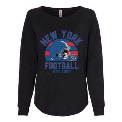 New York Football Est 1925 Football Team Supporter Womens California Wash Sweatshirt