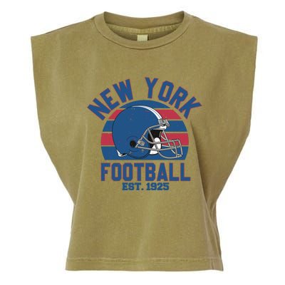 New York Football Est 1925 Football Team Supporter Garment-Dyed Women's Muscle Tee