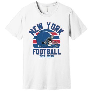 New York Football Est 1925 Football Team Supporter Premium T-Shirt