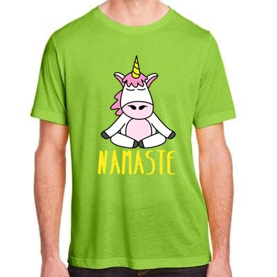 Namaste Yoga Funny Meditating Magical Creature Gift Adult ChromaSoft Performance T-Shirt