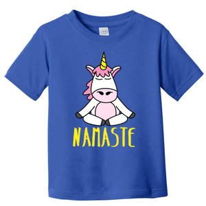 Namaste Yoga Funny Meditating Magical Creature Gift Toddler T-Shirt