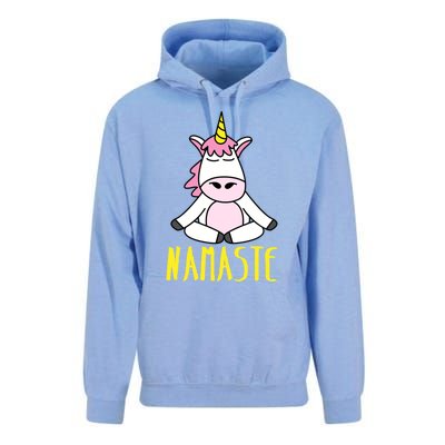 Namaste Yoga Funny Meditating Magical Creature Gift Unisex Surf Hoodie