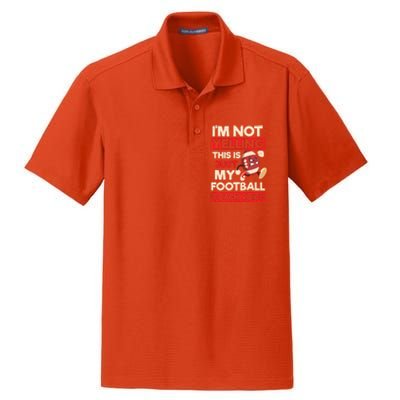 Not Yelling Football Coach Voice Design Football Coach Dry Zone Grid Polo