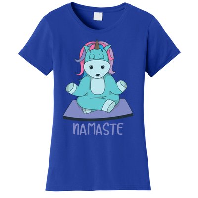 Namaste Yoga Funny Meditating Magical Creature Gift Women's T-Shirt