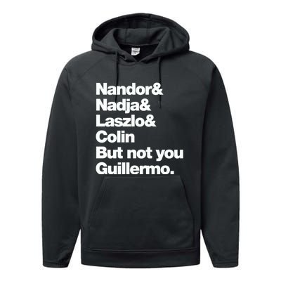 Not You Guillermo What We Do In The Shadows Performance Fleece Hoodie