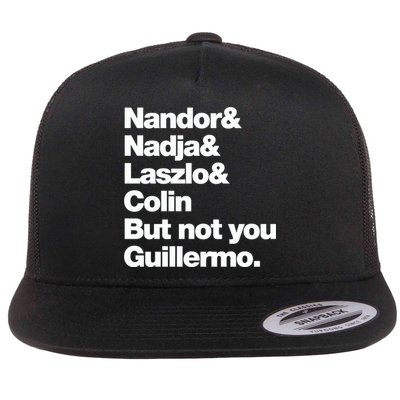 Not You Guillermo What We Do In The Shadows Flat Bill Trucker Hat