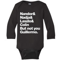 Not You Guillermo What We Do In The Shadows Baby Long Sleeve Bodysuit