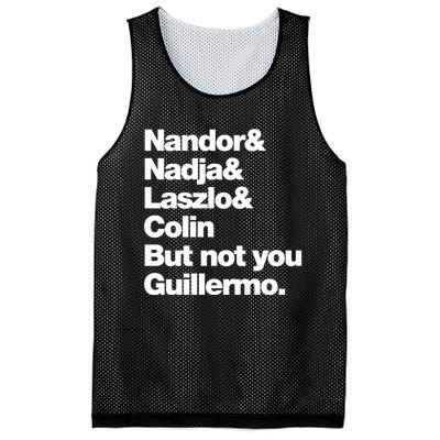 Not You Guillermo What We Do In The Shadows Mesh Reversible Basketball Jersey Tank