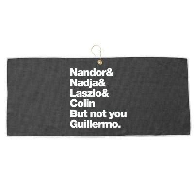 Not You Guillermo What We Do In The Shadows Large Microfiber Waffle Golf Towel