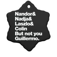 Not You Guillermo What We Do In The Shadows Ceramic Star Ornament