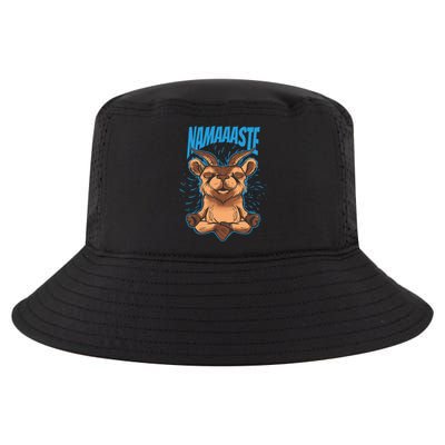 Namaste Yoga Goat Cute Gift Cool Comfort Performance Bucket Hat