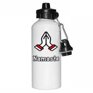 Namaste Yoga Great Gift Namaste Gift Aluminum Water Bottle