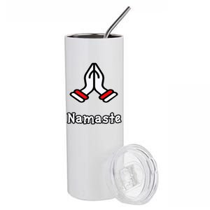 Namaste Yoga Great Gift Namaste Gift Stainless Steel Tumbler