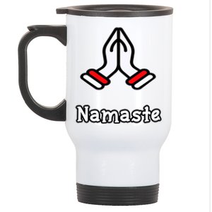 Namaste Yoga Great Gift Namaste Gift Stainless Steel Travel Mug