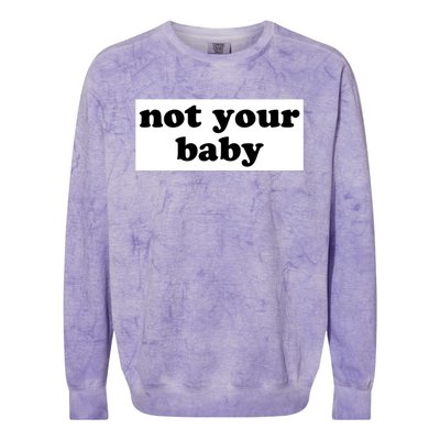 Not Your Gift Colorblast Crewneck Sweatshirt