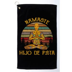 Namaste Yoga Gift Meaningful Gift Platinum Collection Golf Towel