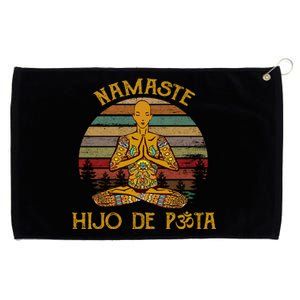 Namaste Yoga Gift Meaningful Gift Grommeted Golf Towel