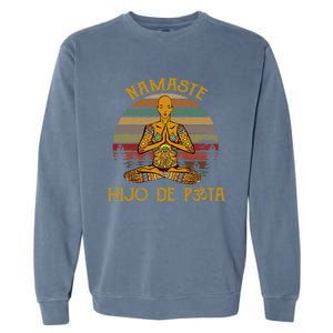 Namaste Yoga Gift Meaningful Gift Garment-Dyed Sweatshirt