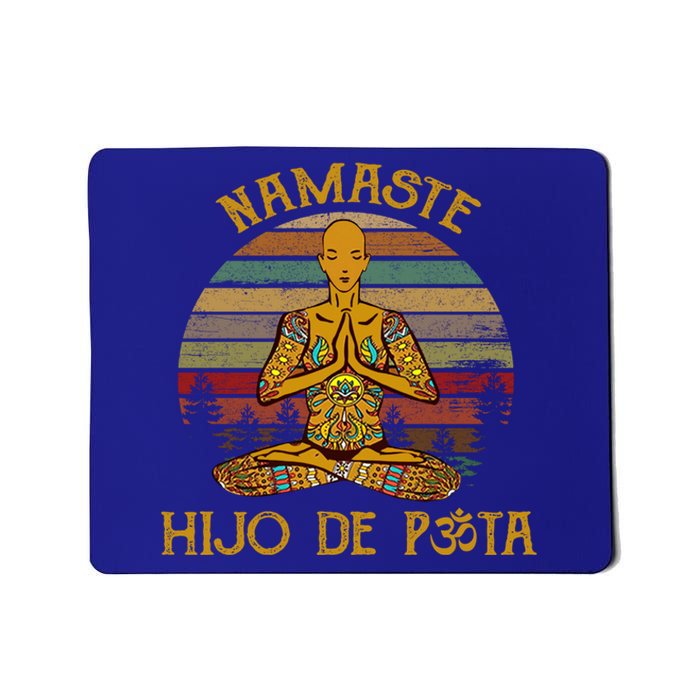 Namaste Yoga Gift Meaningful Gift Mousepad