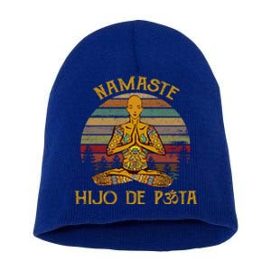 Namaste Yoga Gift Meaningful Gift Short Acrylic Beanie