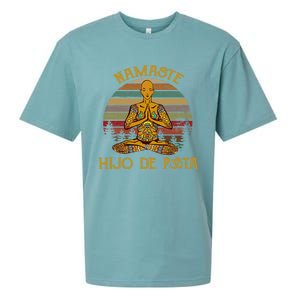 Namaste Yoga Gift Meaningful Gift Sueded Cloud Jersey T-Shirt