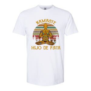 Namaste Yoga Gift Meaningful Gift Softstyle CVC T-Shirt