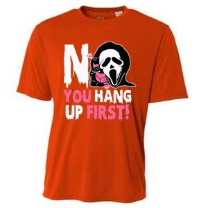 No You Hang Up First Halloween Cooling Performance Crew T-Shirt