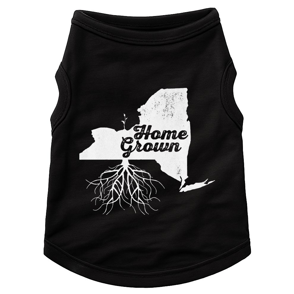 New York Home Grown Roots Ny State Pride Doggie Tank