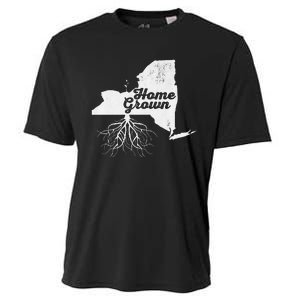 New York Home Grown Roots Ny State Pride Cooling Performance Crew T-Shirt