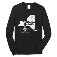 New York Home Grown Roots Ny State Pride Long Sleeve Shirt