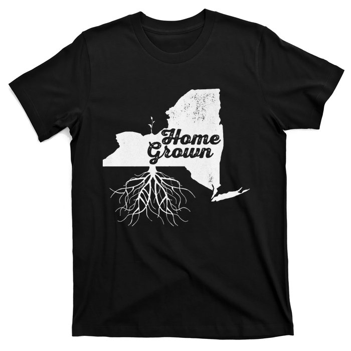 New York Home Grown Roots Ny State Pride T-Shirt