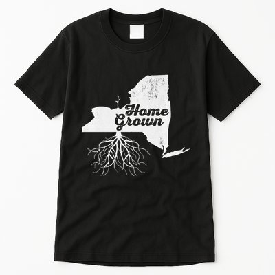 New York Home Grown Roots Ny State Pride Tall T-Shirt