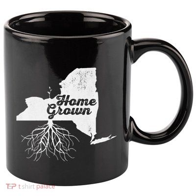 New York Home Grown Roots Ny State Pride 11oz C Handle Ceramic Mug
