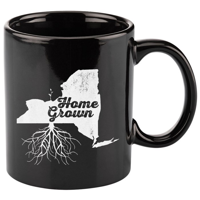 New York Home Grown Roots Ny State Pride 11oz C Handle Ceramic Mug