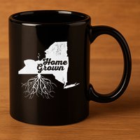 New York Home Grown Roots Ny State Pride 11oz C Handle Ceramic Mug