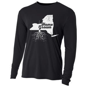 New York Home Grown Roots Ny State Pride Cooling Performance Long Sleeve Crew