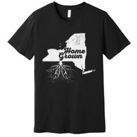 New York Home Grown Roots Ny State Pride Premium T-Shirt