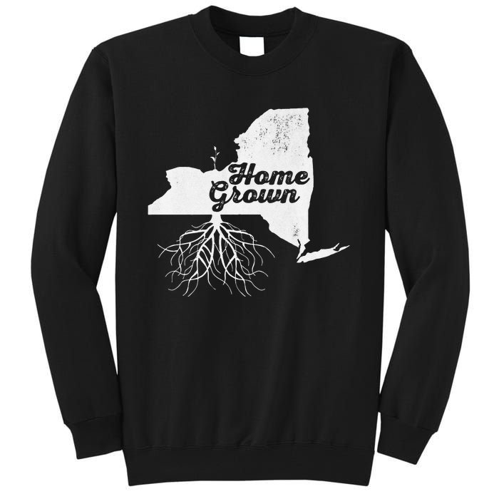 New York Home Grown Roots Ny State Pride Tall Sweatshirt