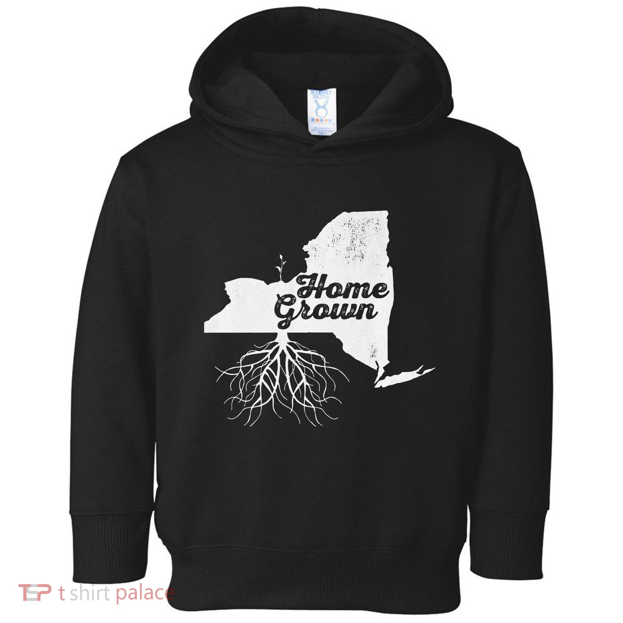 New York Home Grown Roots Ny State Pride Toddler Hoodie
