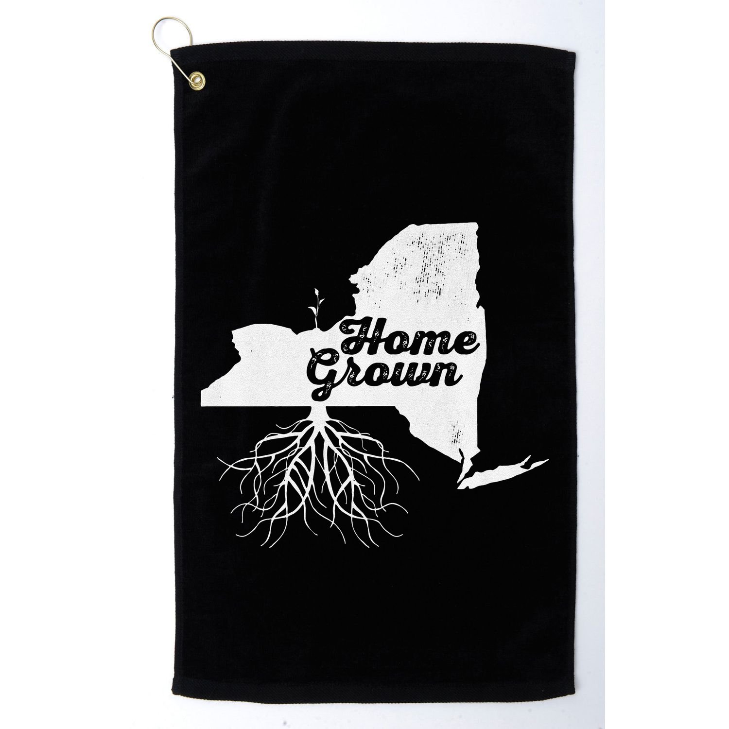 New York Home Grown Roots Ny State Pride Golf Towel