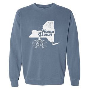 New York Home Grown Roots Ny State Pride Garment-Dyed Sweatshirt