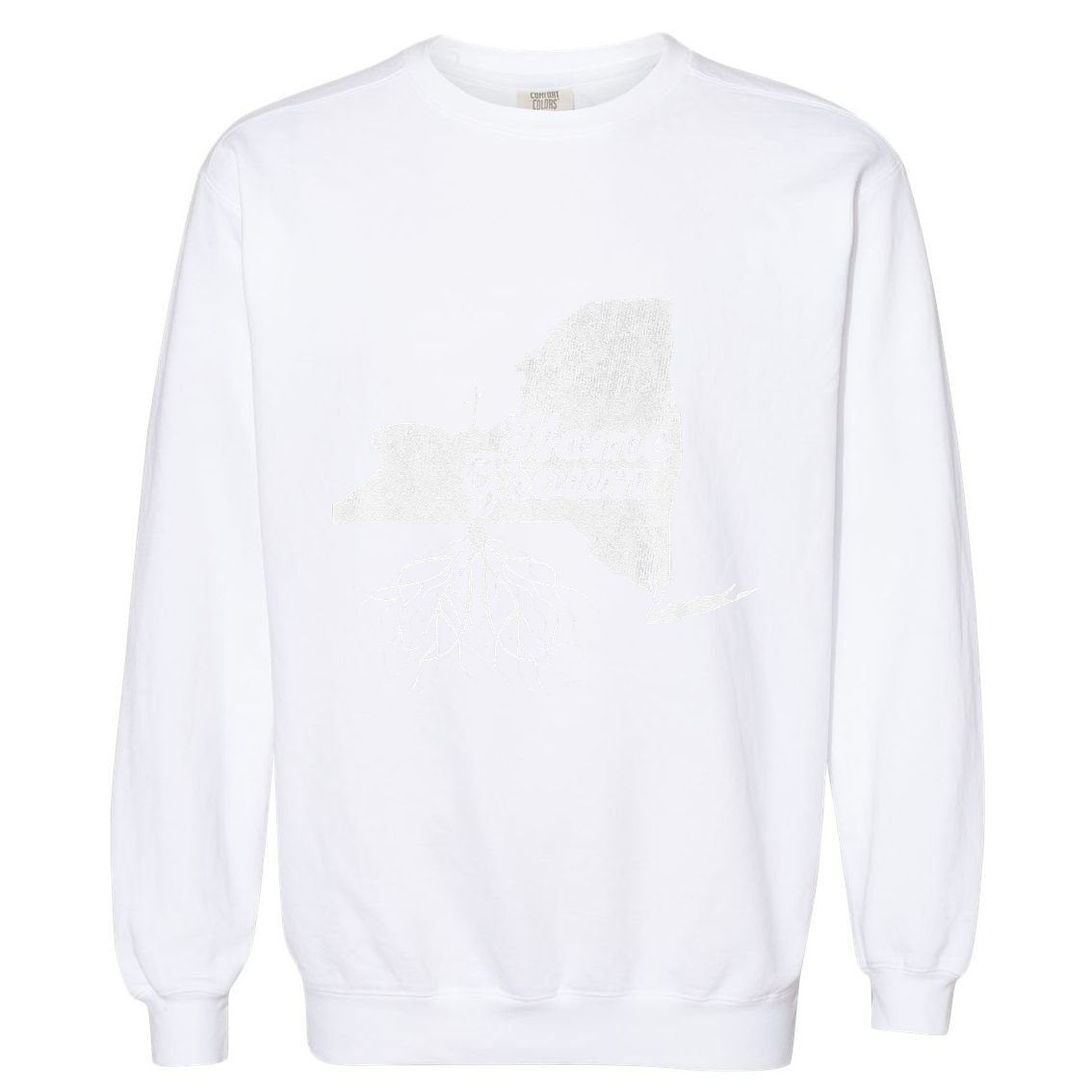New York Home Grown Roots Ny State Pride Garment-Dyed Sweatshirt