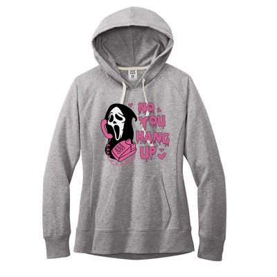 No You Hang Up Ghostface Women's Fleece Hoodie