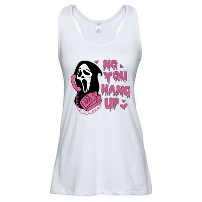 No You Hang Up Ghostface Ladies Essential Flowy Tank