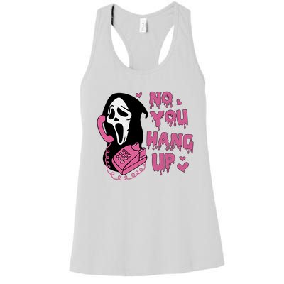 No You Hang Up Ghostface Women's Racerback Tank