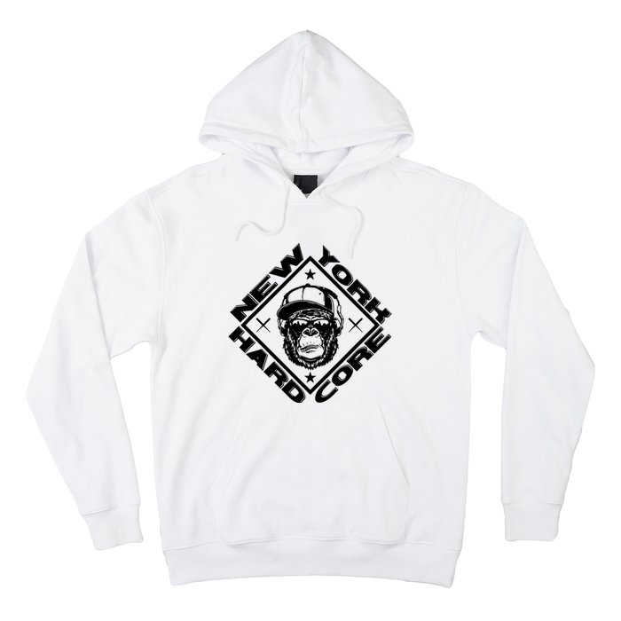 New York Hardcore Monkey Is Worldwide Nyhc Punks Not Dead Hoodie