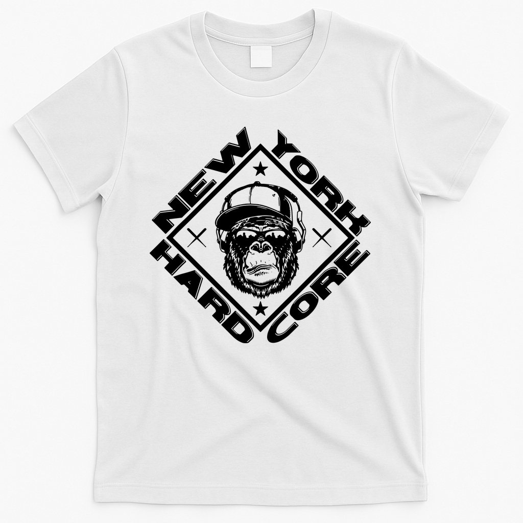 New York Hardcore Monkey Is Worldwide Nyhc Punks Not Dead T-Shirt
